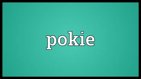 pokies definition|POKIE definition and meaning .